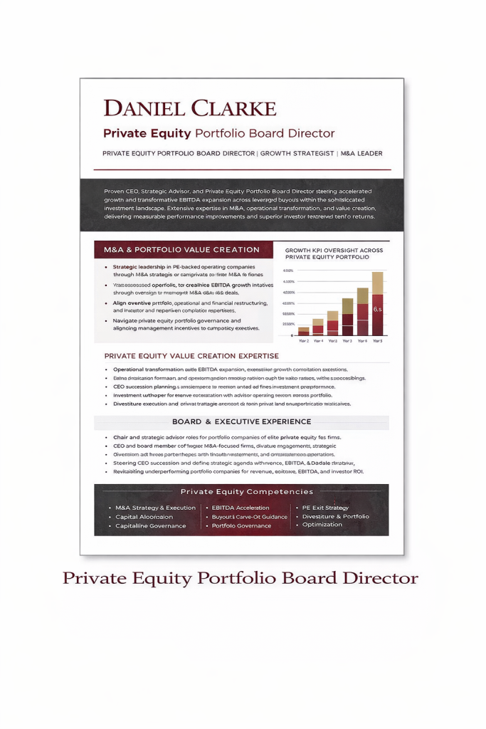 Private Equity Board Director