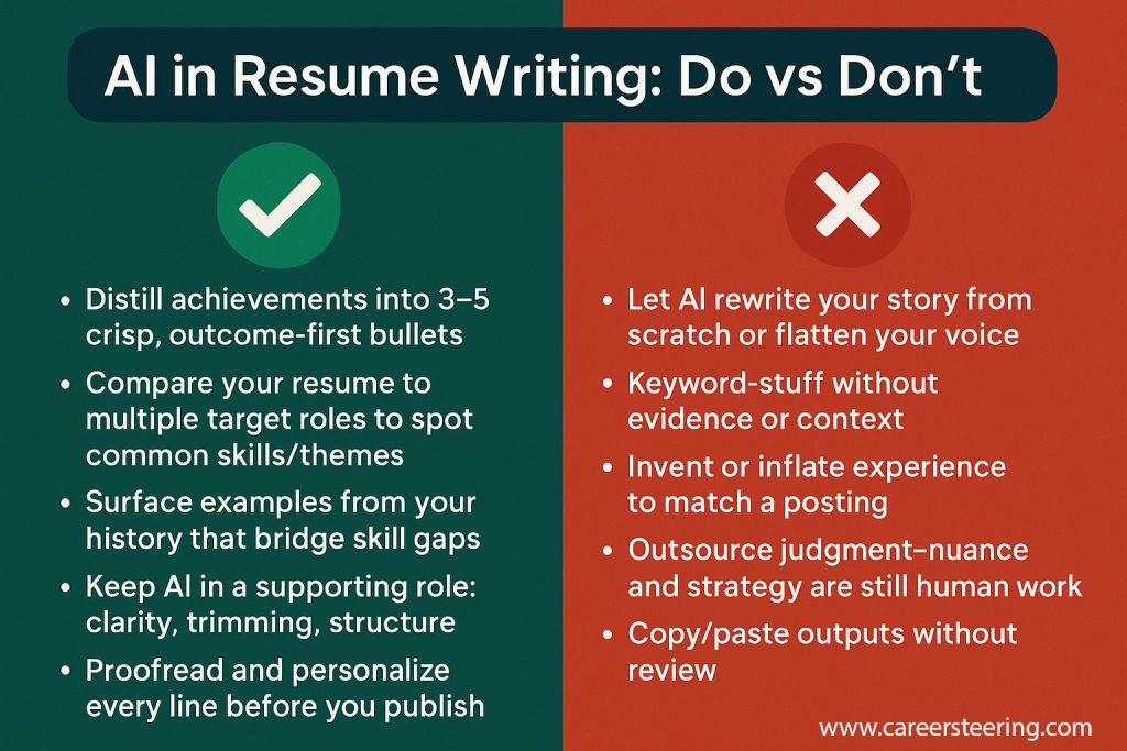 ai resume prompts
