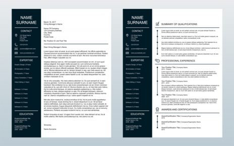 Executive resume and cover letter